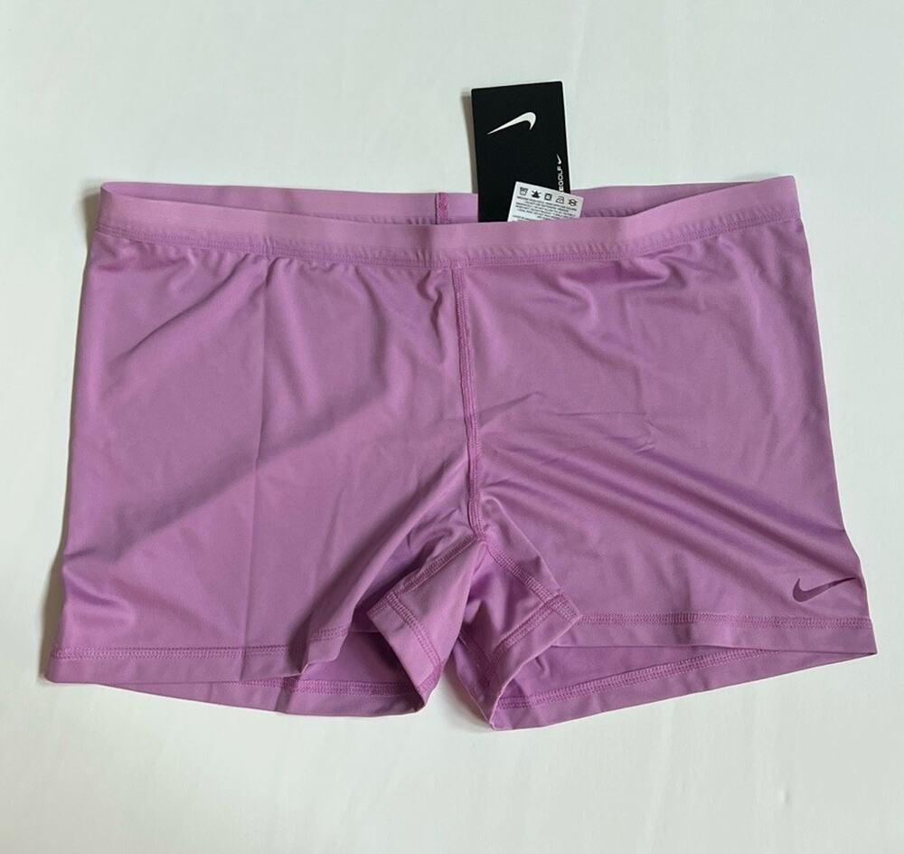 Nike Golf Tour Performance Womens Under Fitted Athletic Shorts Size 12 Purple